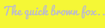 Image with Font Color BCBCC9 and Background Color F5F736